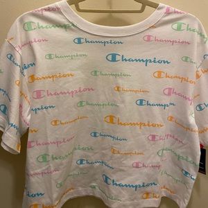 Cropped champion workout top